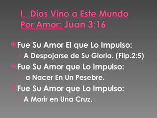 El Amor De Dios Es Incomparable 119802487522436 2 | PPT