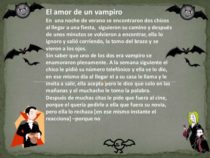 El amor de un vampiro
