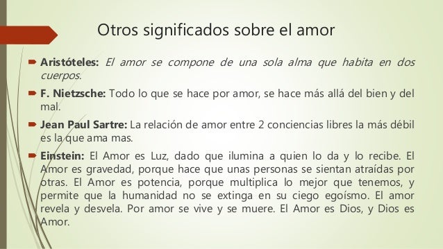 El amor en la filosofía