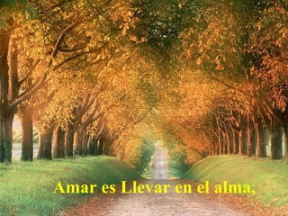 Amar es Llevar en el alma,   