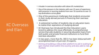 Elan Case Study is for Education sector firm | PPTX