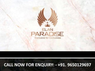 Sep 2020
Sep 2020
ELAN PARADISE GURGAON
https://commercial-property.in/elan-paradise-nirvana-country-gurgaon/
 
