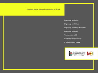 Elan Digital Signage Presentation for Malls