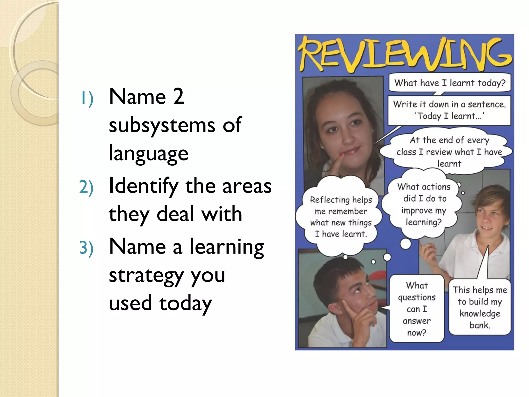 L1 - Introduction to English Language | PPT