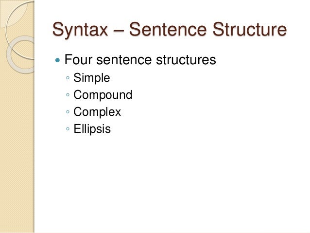 Ch 4 3 Syntax