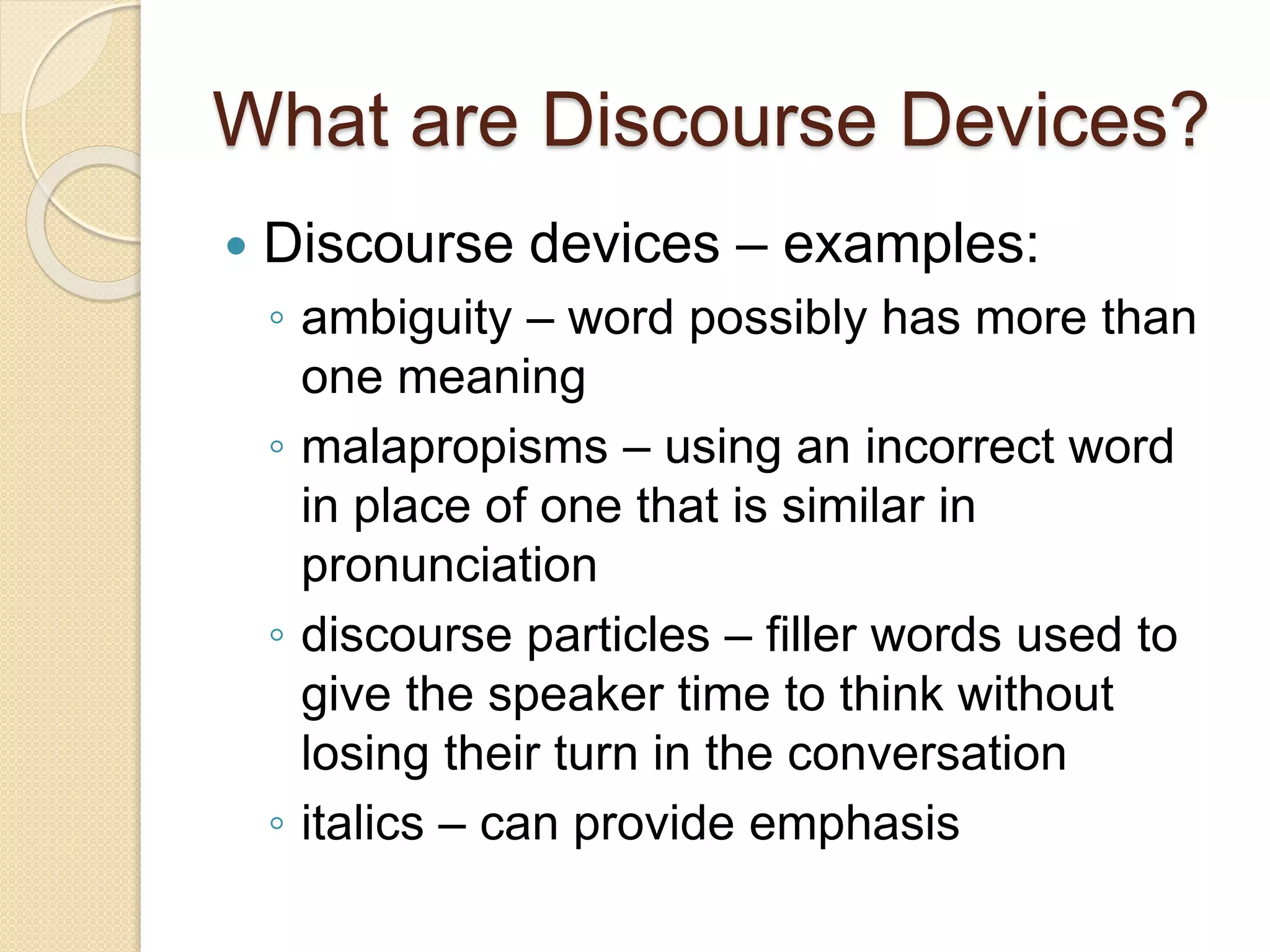 Ch 4.4 Discourse | PPTX