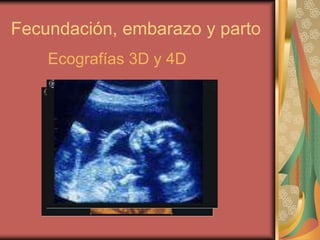 Fecundación, embarazo y parto
Ecografías 3D y 4D
 