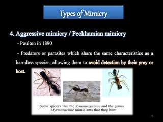 INSECT DEFENSE MECHANISM | PPTX