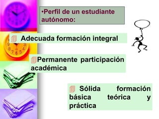 El Aprendizaje Autonomo