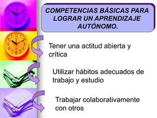 El Aprendizaje Autonomo