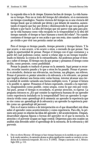 El aprendizaje como acontecimiento barcena | PDF