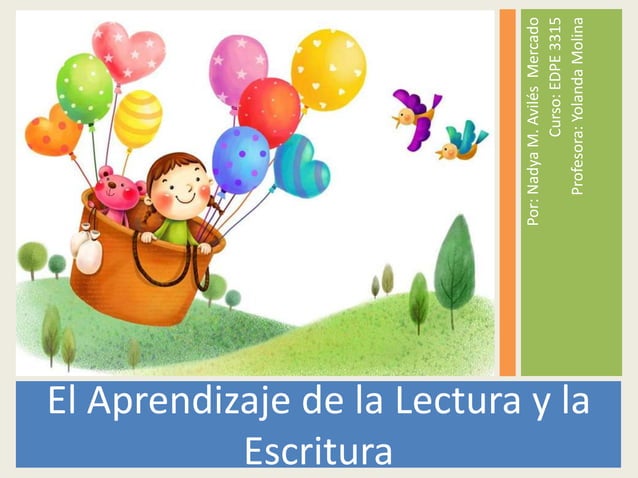 el aprendizaje de la lectura y escritura | PPT