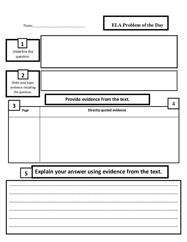 ela problem of the