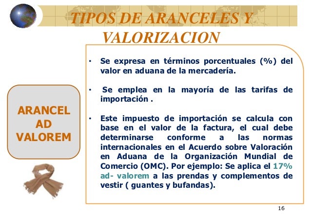 El Arancel Y Politica Arancelaria Peru
