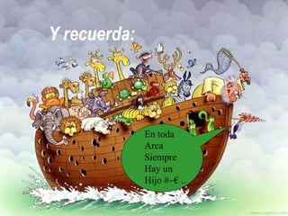 Y recuerda: En toda Arca Siempre Hay un Hijo #~€ .. 