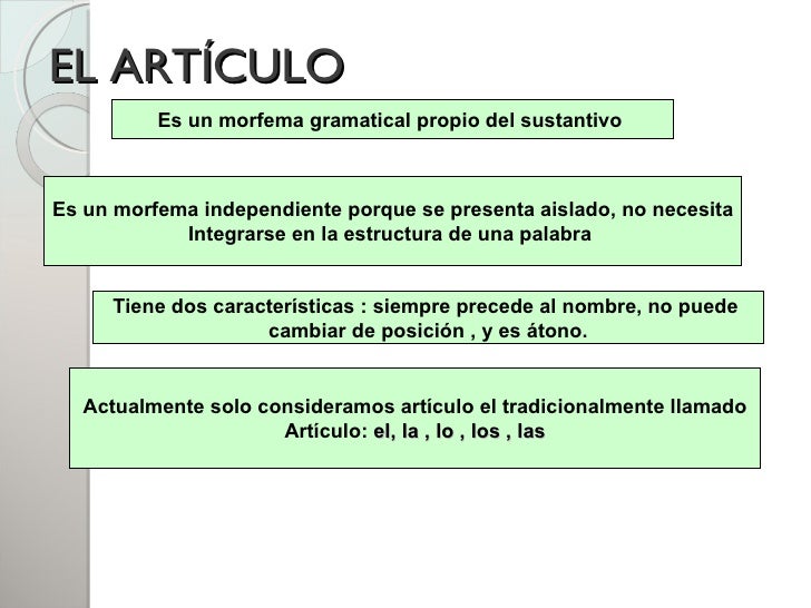 El artículo