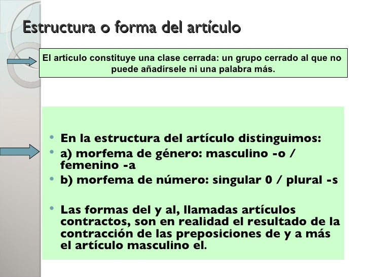 El artículo El artículo