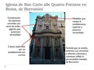 Iglesia de San Carlo alle Quatro Fontane en
Roma, de Borromini

 Combinación                          Medallón que
  de co...