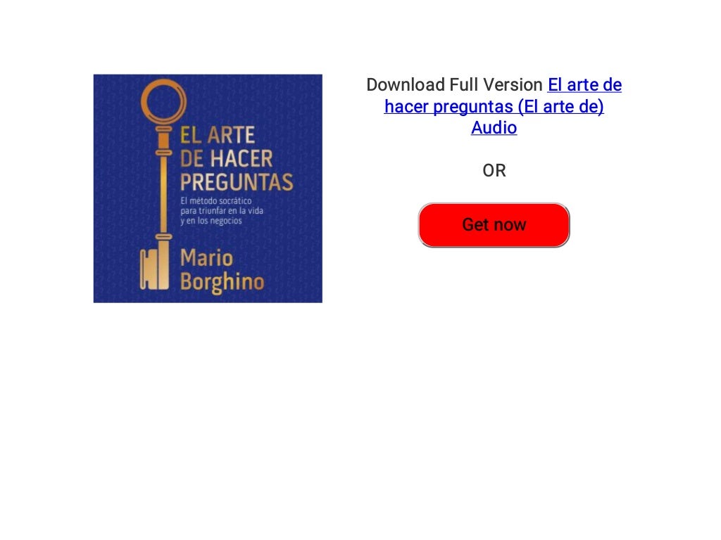 El arte de hacer preguntas (El arte de) Audiobook download