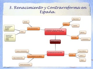 3. Renacimiento y Contrarreforma en
España.
 