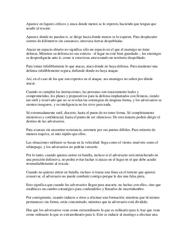 El Arte De La Guerra Sun Tzu