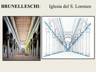 BRUNELLESCHI: Iglesia del S. Lorenzo
 