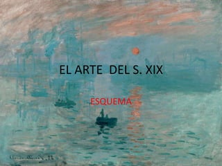 EL ARTE DEL S. XIX

     ESQUEMA
 