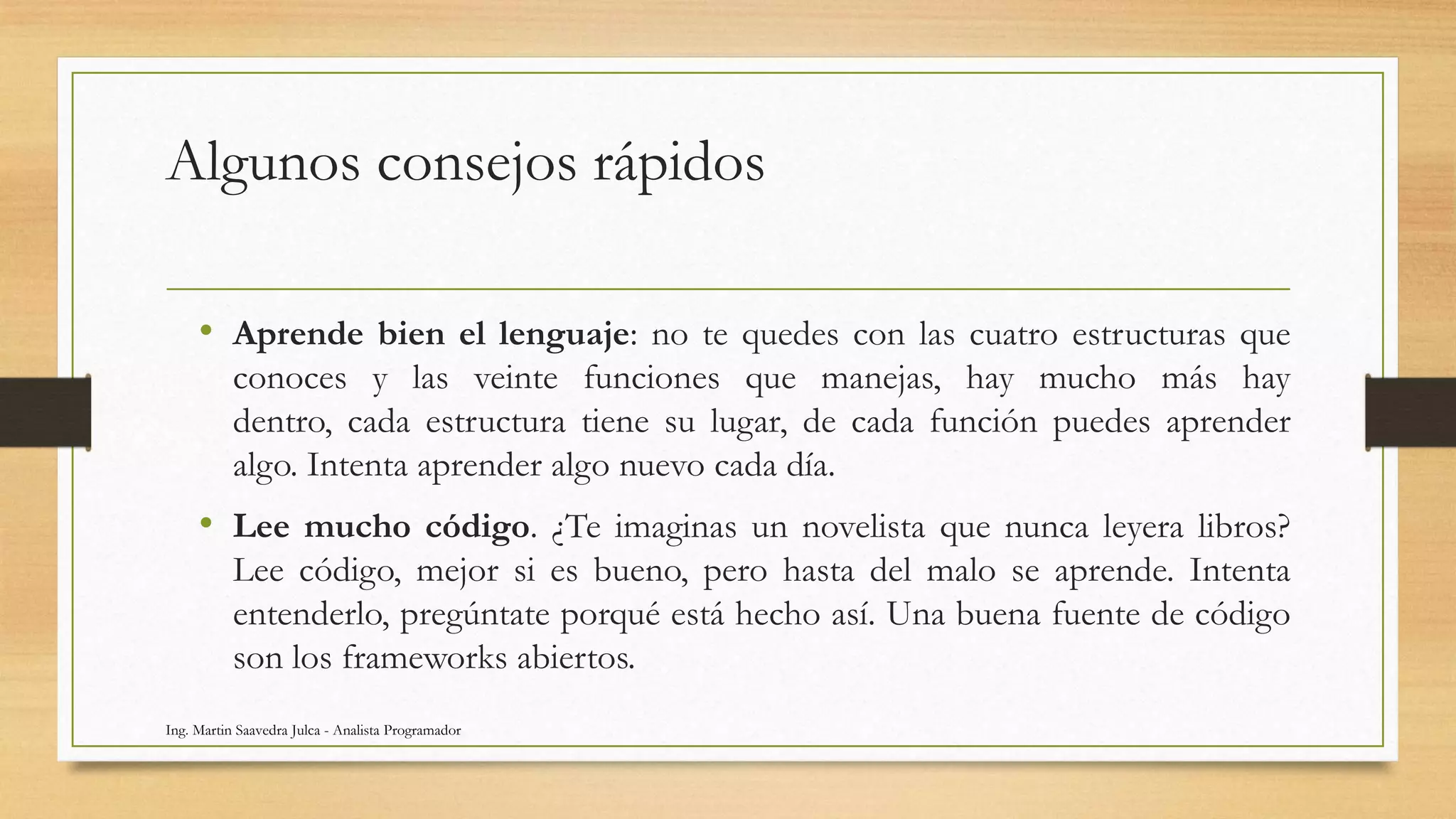 El arte de programar PPT