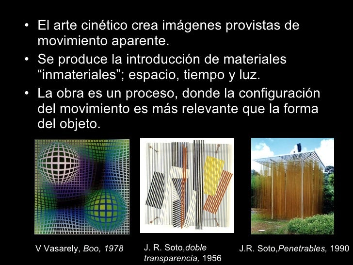 Resultado de imagen para arte cinetico tipos