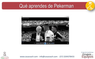 www.casacoach.com - info@casacoach.com - (57) 3204378433 
Qué aprendes de Pekerman  