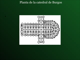 Planta de la  catedral de Burgos 
