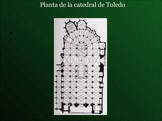 Planta de la catedral de Toledo 