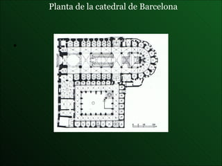 Planta de la catedral de Barcelona 