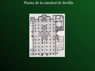 Planta de la catedral de Sevilla 