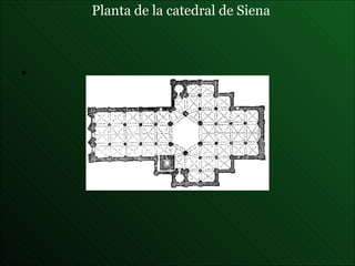 Planta de la  catedral de Siena 