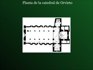 Planta de la  catedral de Orvieto 