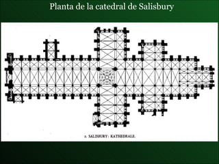Planta de la  catedral de Salisbury 