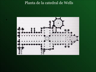Planta de la  catedral de Wells 