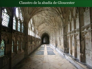 Claustro de la  abadía de Gloucester 