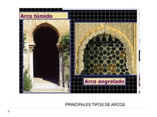 PRINCIPALES TIPOS DE ARCOS
 
