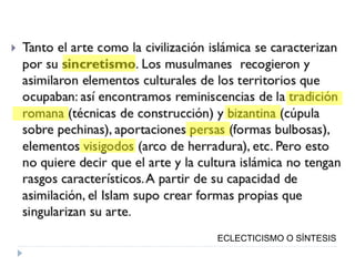 ECLECTICISMO O SÍNTESIS
 