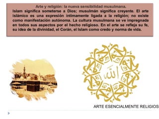 ARTE ESENCIALMENTE RELIGIOSO
 