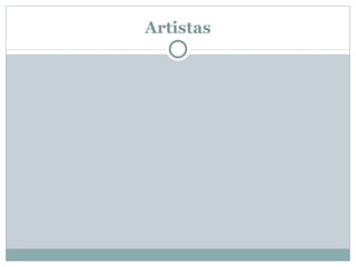 Artistas 