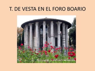 T. DE VESTA EN EL FORO BOARIO 
 