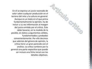 El articulo periodistico(1)