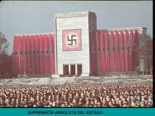 SUPREMACÍA ABSOLUTA DEL ESTADO.
 