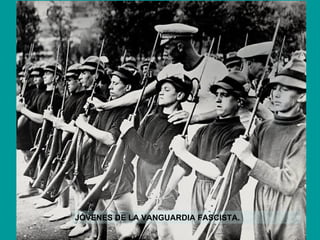 JÓVENES DE LA VANGUARDIA FASCISTA.
 