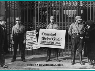 BOICOT A COMERCIOS JUDÍOS.
 
