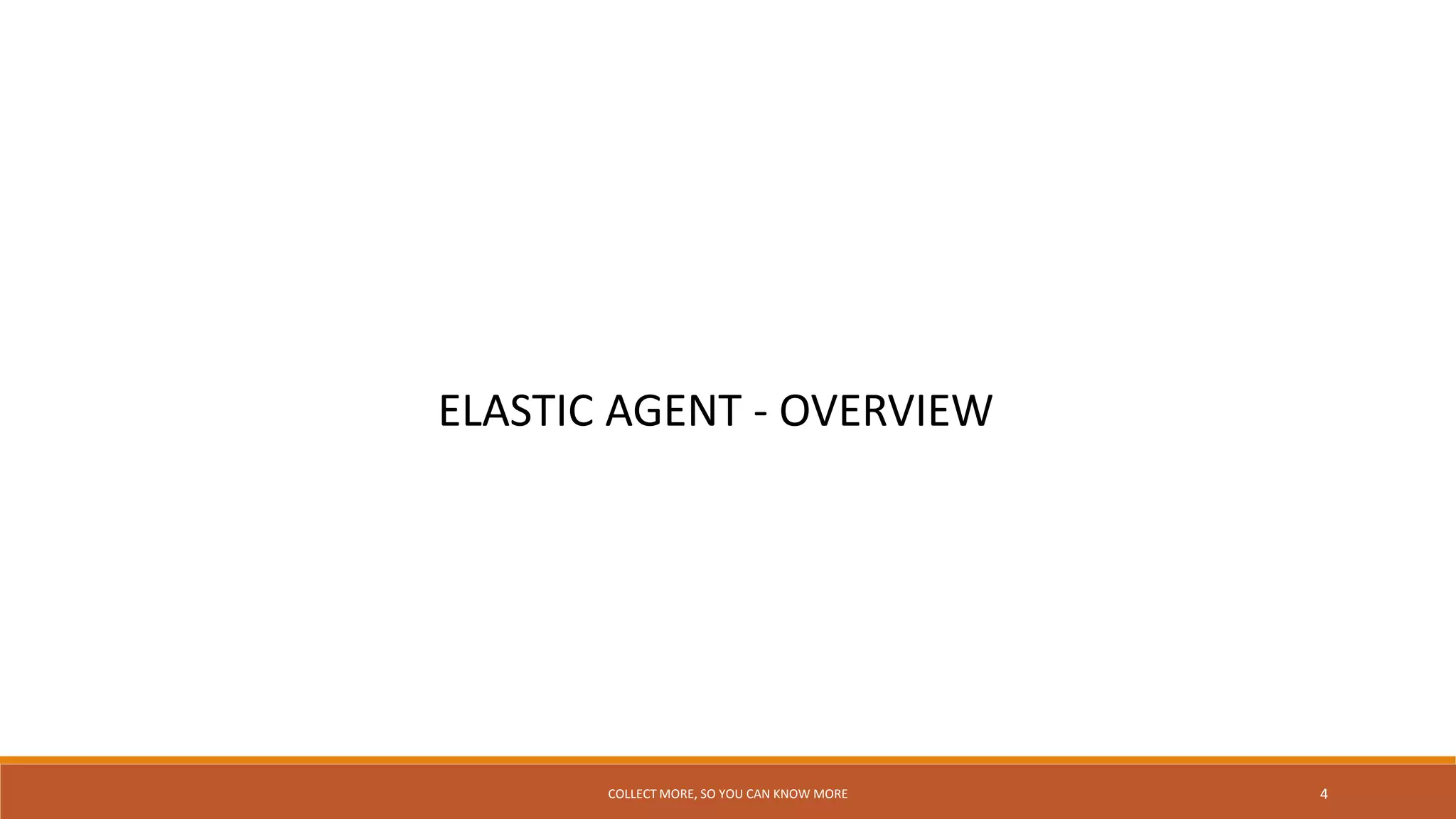 Elastic 101 ingest manager