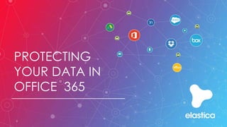 PROTECTING
YOUR DATA IN
OFFICE 365
 